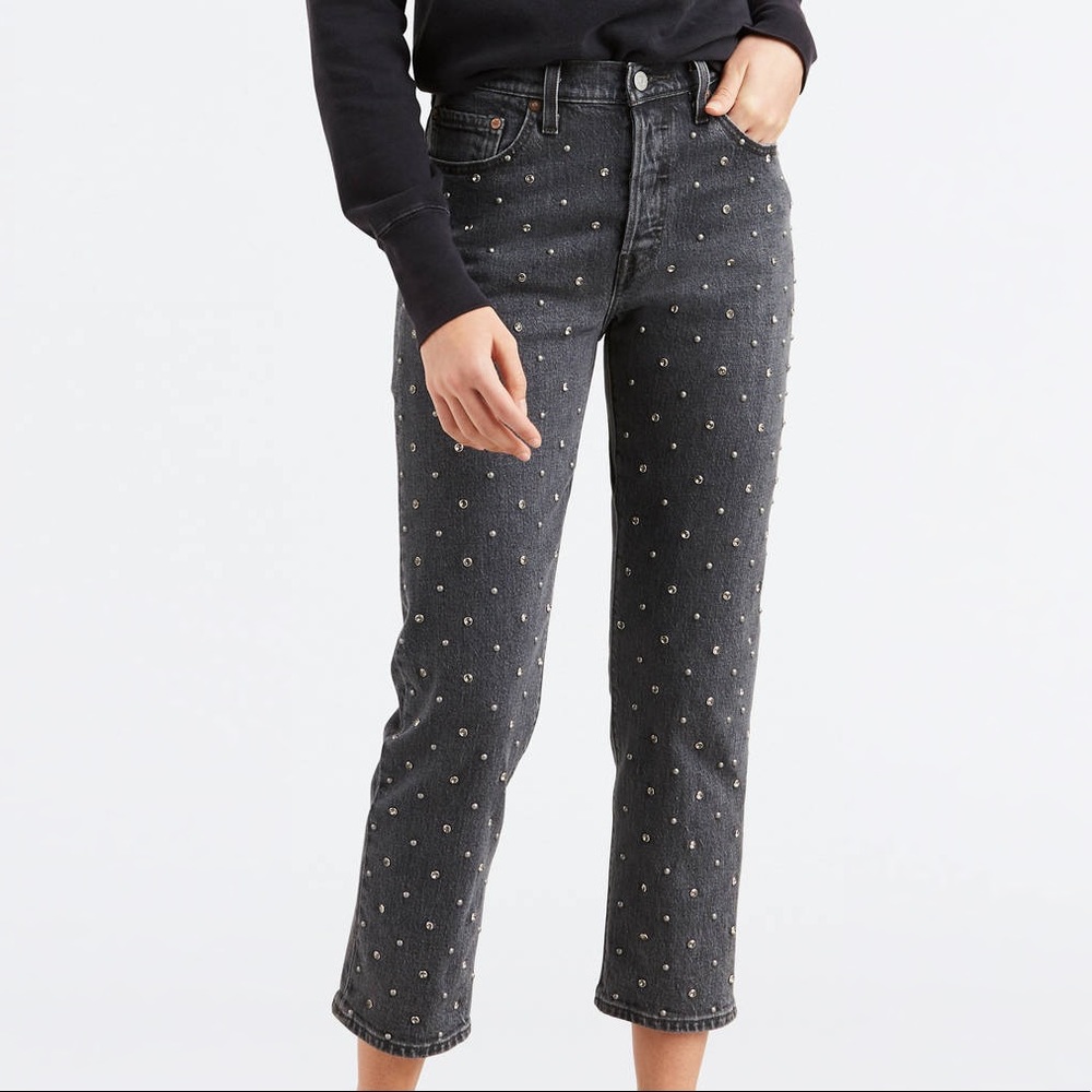 Levi’s 501 studded jeans